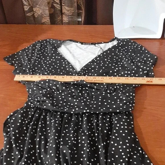 Ouges dress women's size small polka dot New - image 9