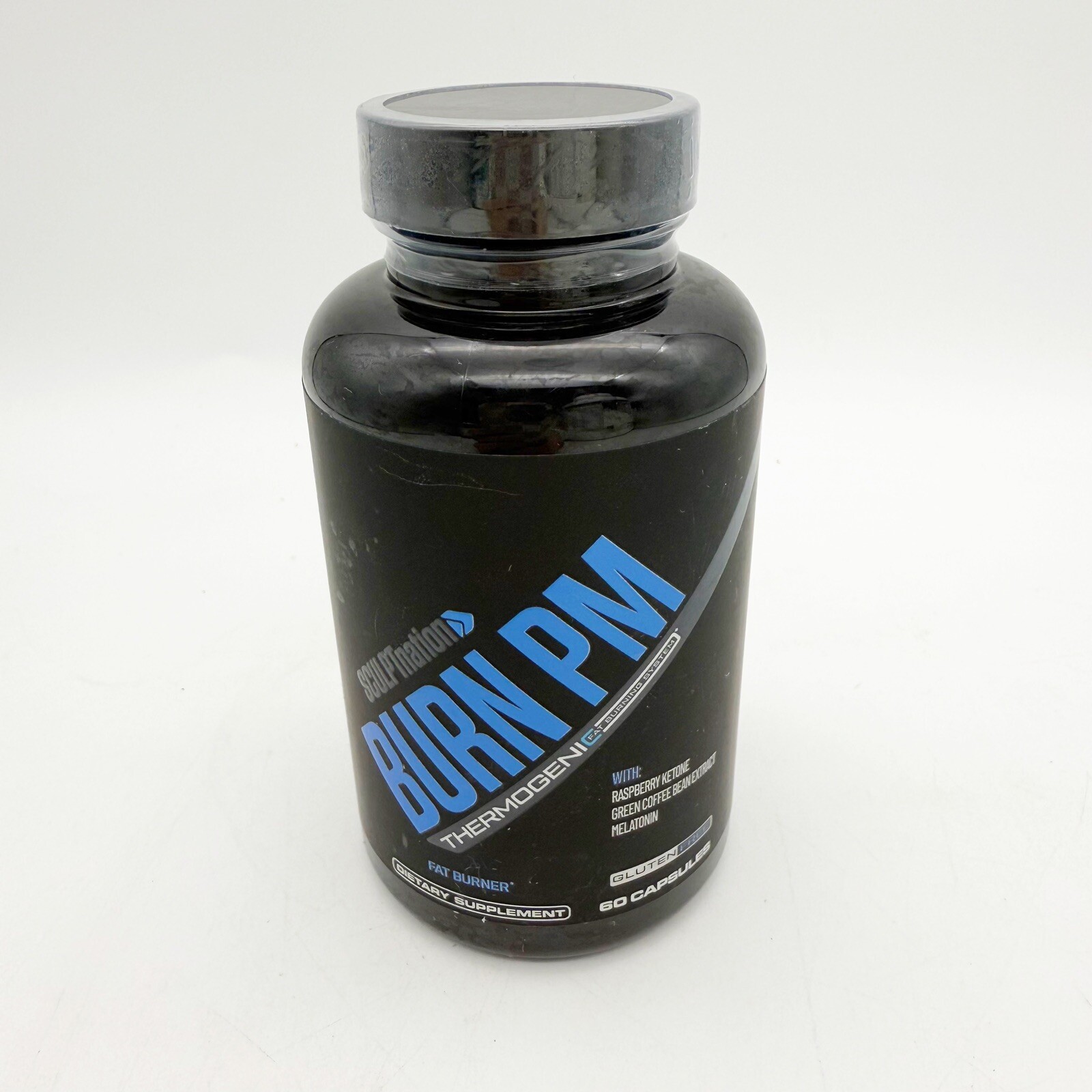 SculptNation Burn PM Thermogenic Fat Burner 60 Capsules Exp 6/26