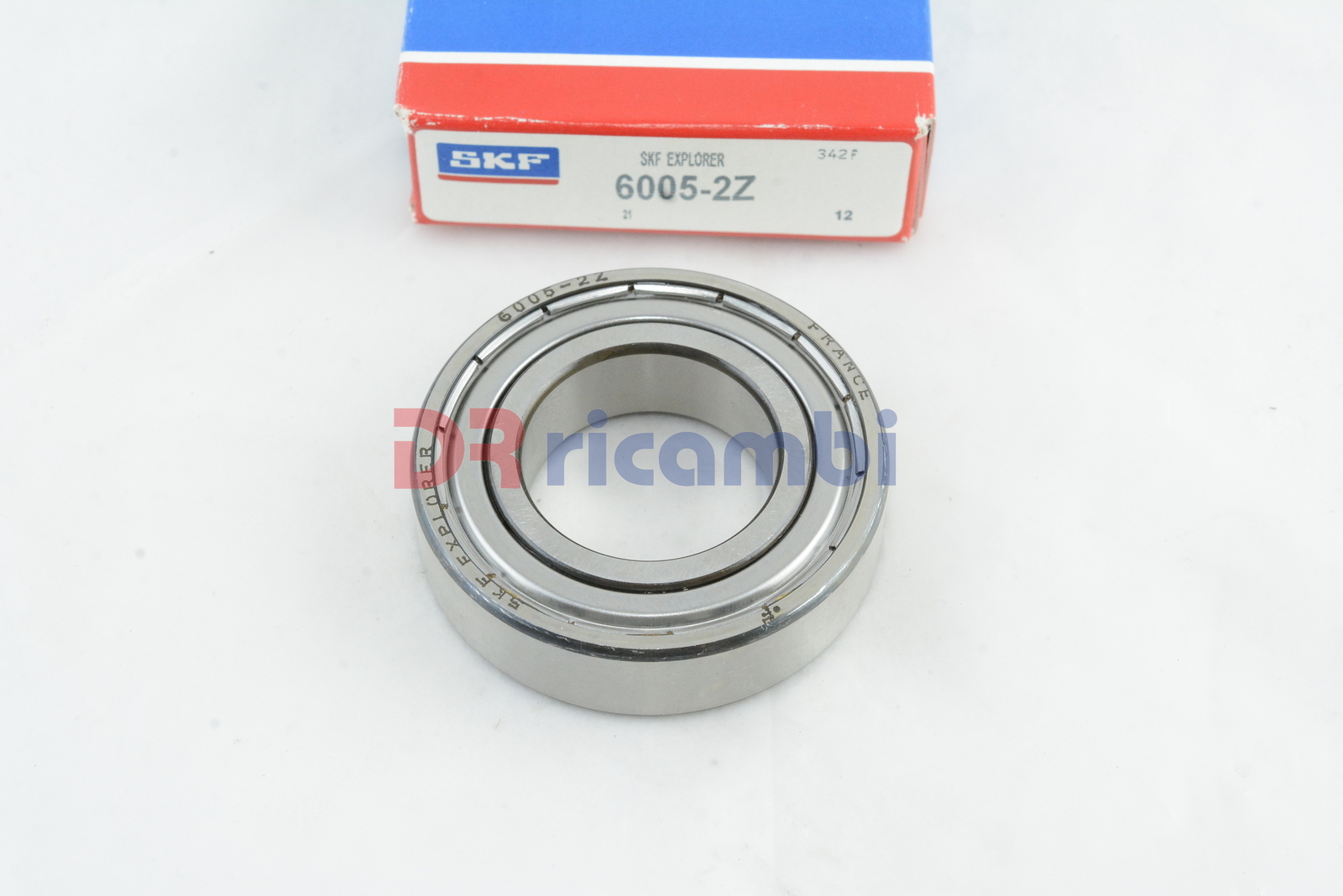 CUSCINETTO A UNA FILA DI SFERE CHIUSO ENTRAMBI I LATI - SKF 6005-2Z D. 25x47x12