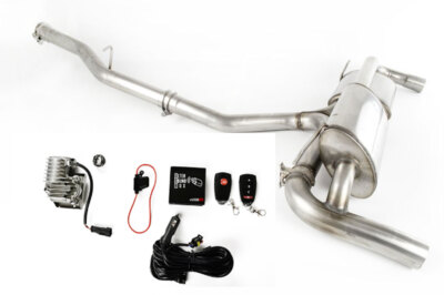 for Alfa Giulia 2.0T Exhaust with two-way valve double outlet stainless steel EU approved