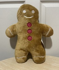 Target Bullseye Playground Christmas Gingerbread Man Pillow NEW