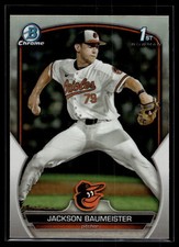 Jackson Baumeister 2023 Bowman Draft Chrome 1st Refractor Card #BDC-84