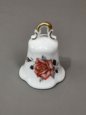 9986458 Table Bell Rose Modern Lindner Porcelain Bavaria 2x2 5/8in