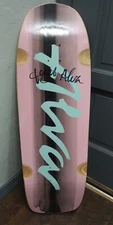 Tony Alva Signed Double Diamond Skateboard Autograph Pink DD Skate Deck RARE!!