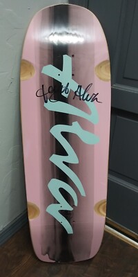Tony Alva Signed Double Diamond Skateboard Autograph Pink DD Skate Deck RARE!!