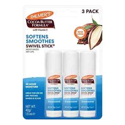 3-Pack Palmer's Cocoa Butter Formula Moisturizing Swivel Stick W/ Vitamin E