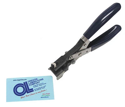 OREGON LAMINATIONS PREMIUM 5mm Round Corner Punch (7/32") Heavy Duty Steel Cutter [New]