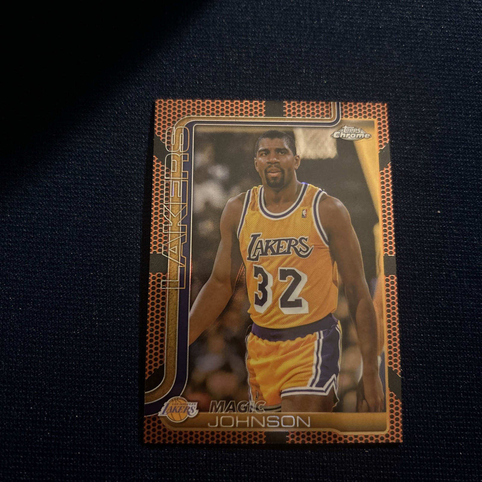 Magic Johnson 2025 Topps Chrome #244 Basketball Refractor Price 