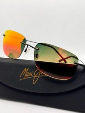 NEW Maui Jim OHAI Matte Black POLARIZED Hawaii Lava Lens Sunglass RM334-2M