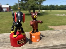 BRIO SAMPO DOG /  . also Bear Sweden Wooden Toy Vintage