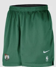 Nike Men’s Sz S Boston Celtics Courtside NBA Mesh Practice Shorts FZ7775 312