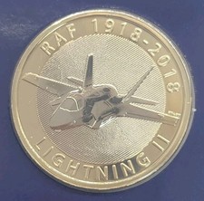 2018 RAF Lightning II Brilliant Uncirculated UK Two Pounds £2 coin