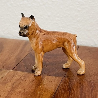 Hagen Renaker Miniature Standing Boxer Dog Retired
