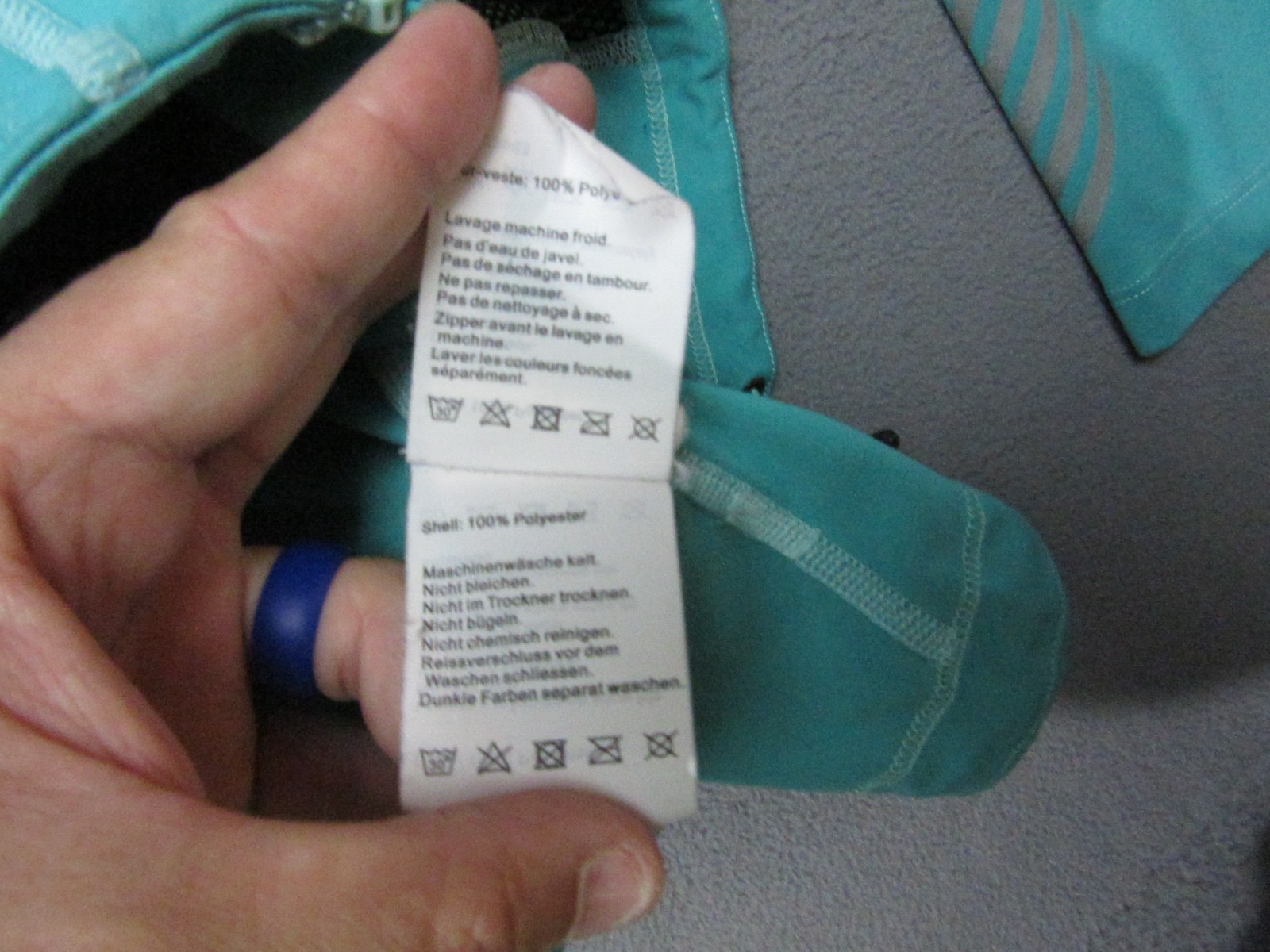 Helly Hansen Training Jacket Womens Small Aqua Bl… - image 9