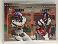 2010 Topps Chrome Adrian Peterson Percy Harvin Gridiron Lineage CGL-PH Vikings