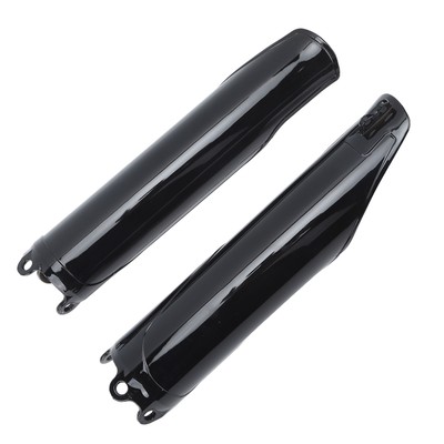   2Pcs Front Fork Tube Cover Glossy Black For CRF250R CRF250X CRF450R CR125