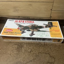 Guillow's Balsa Wood German Junkers JU87B Stuka Flying Model Airplane Kit #1002