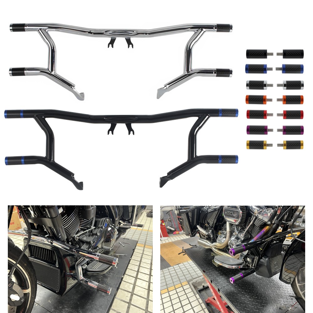 Front Crash Bar Highway Engine Guard For Harley Street Glide Road Glide ST 22-23