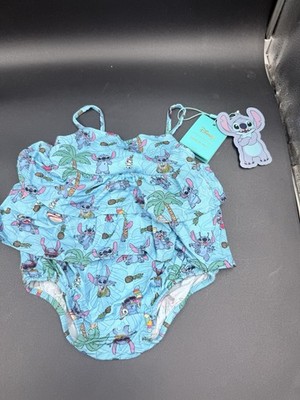 Posh Peanut Tropical Stitch Romper 12-18