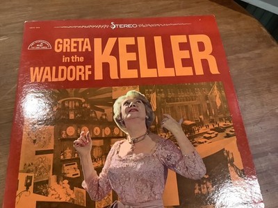 1962 GRETA KELLER IN THE WALDORF LP,abc 492,one touch of venus,my ship,lamplight