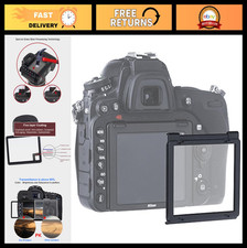 Shatterproof Screen Protector for Nikon D750 - Clip-On, No Adhesive, Anti-Scratc