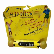 Vintage Flipstick Bouncing Action Skill Toy Toysmith Taiwan Original Card