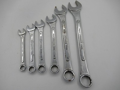 Lot of 6 Metric Performance Tool Combination Box Open End Wrenches ''Look''