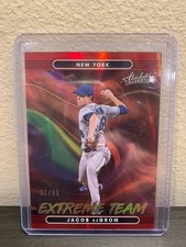 2022 Panini Absolute Extreme Team Spectrum Red /99 Jacob deGrom #ET-10 NY Mets