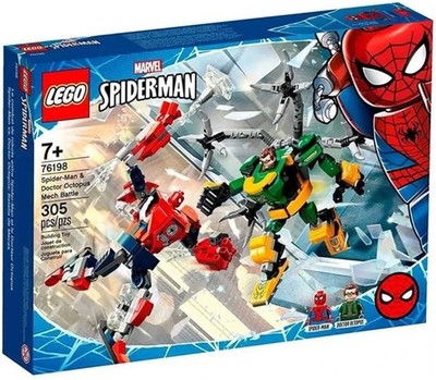 LEGO  Super Heroes: 76198 Mech-Duell zwischen Spider-Man & Doctor Octopus - OVP