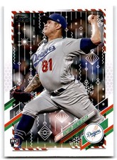 2021 Topps Holiday Victor Gonzalez RC Los Angeles Dodgers #HW166