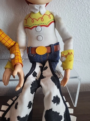 Toy Story Woody w/ Spurs, Jesse No Hat Pull-string Dolls Parts Only Not Working - Picture 7 of 23