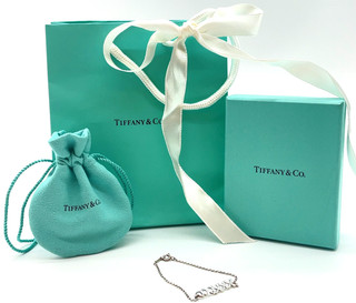 Auth Tiffany & Co. Paloma Picasso Love & Kiss Sterling SV Bracelet WBox ＭＲ 0595