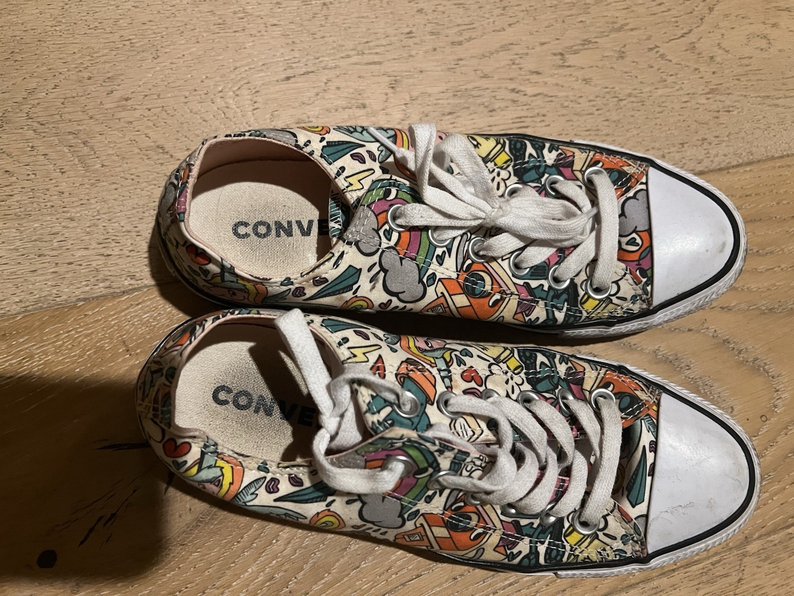 Converse All Star Sneakers Donna 8 Uomo 6 Retro Pop Pony Grafica Cartoni Animati