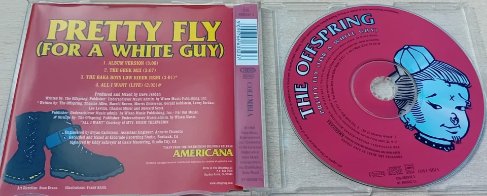 THE OFFSPRING - PRETTY FLY - CD-Maxi Single / Sony Columbia 1998, COL 666332 3 - Bild 2 von 3