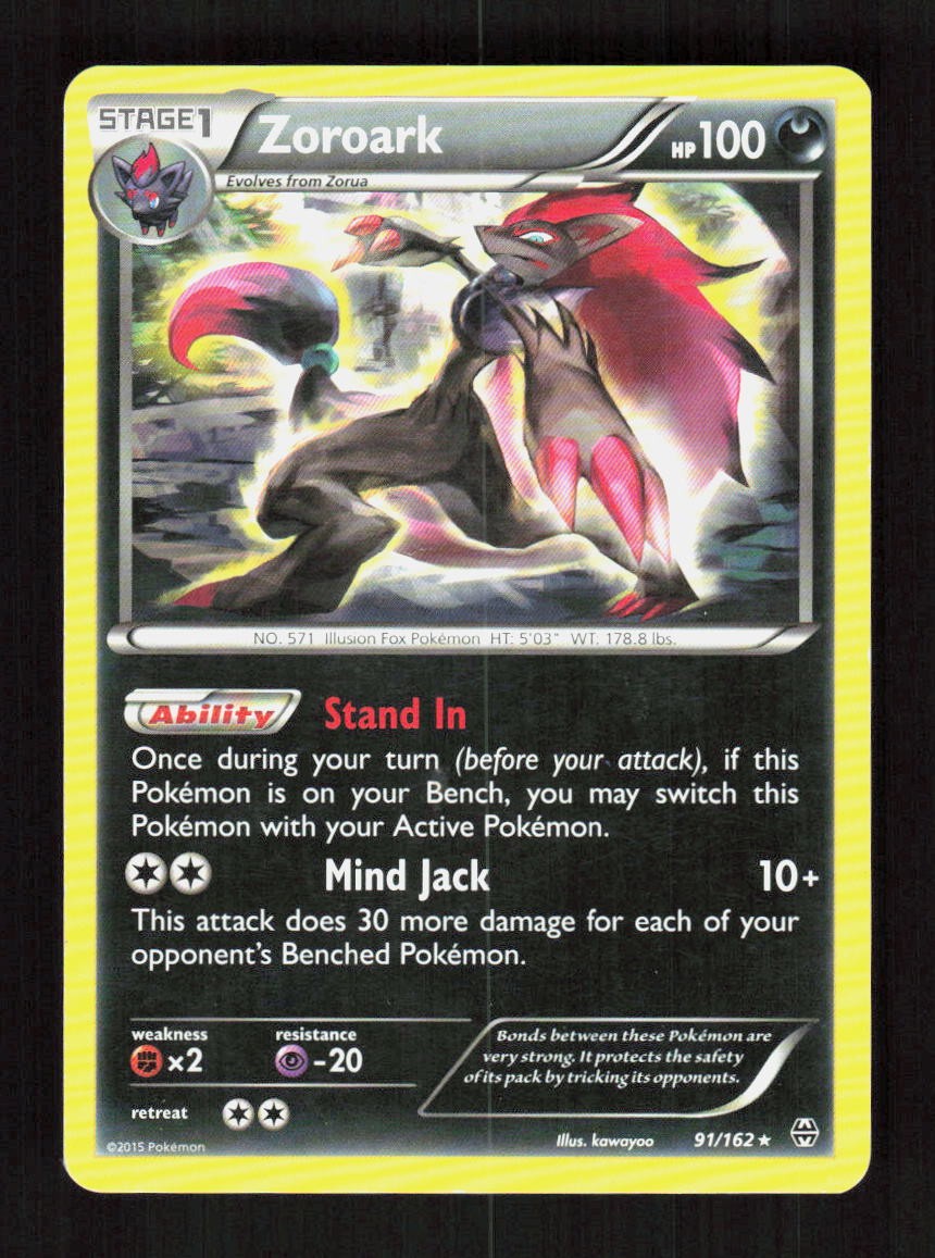 Zoroark 91/162 XY - BREAKthrough Holo Rare LP
