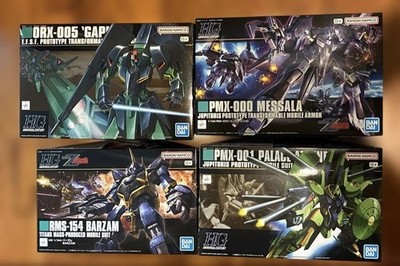 GUNDAM Gaplant Barzam Palace Athene Messala 1:144 HG SET Modellbausatz