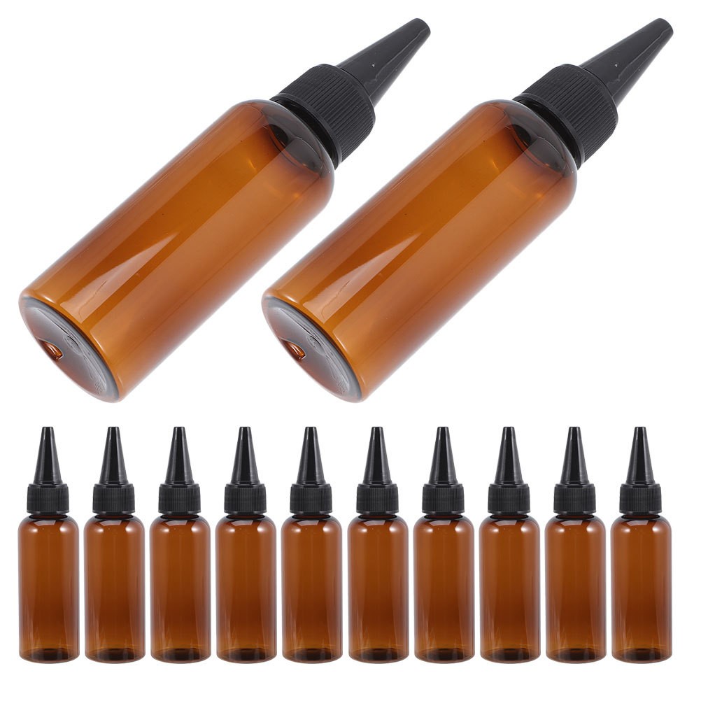 12 Pcs Hair Dye Applicator Bottles Refillable Squeeze Bottle