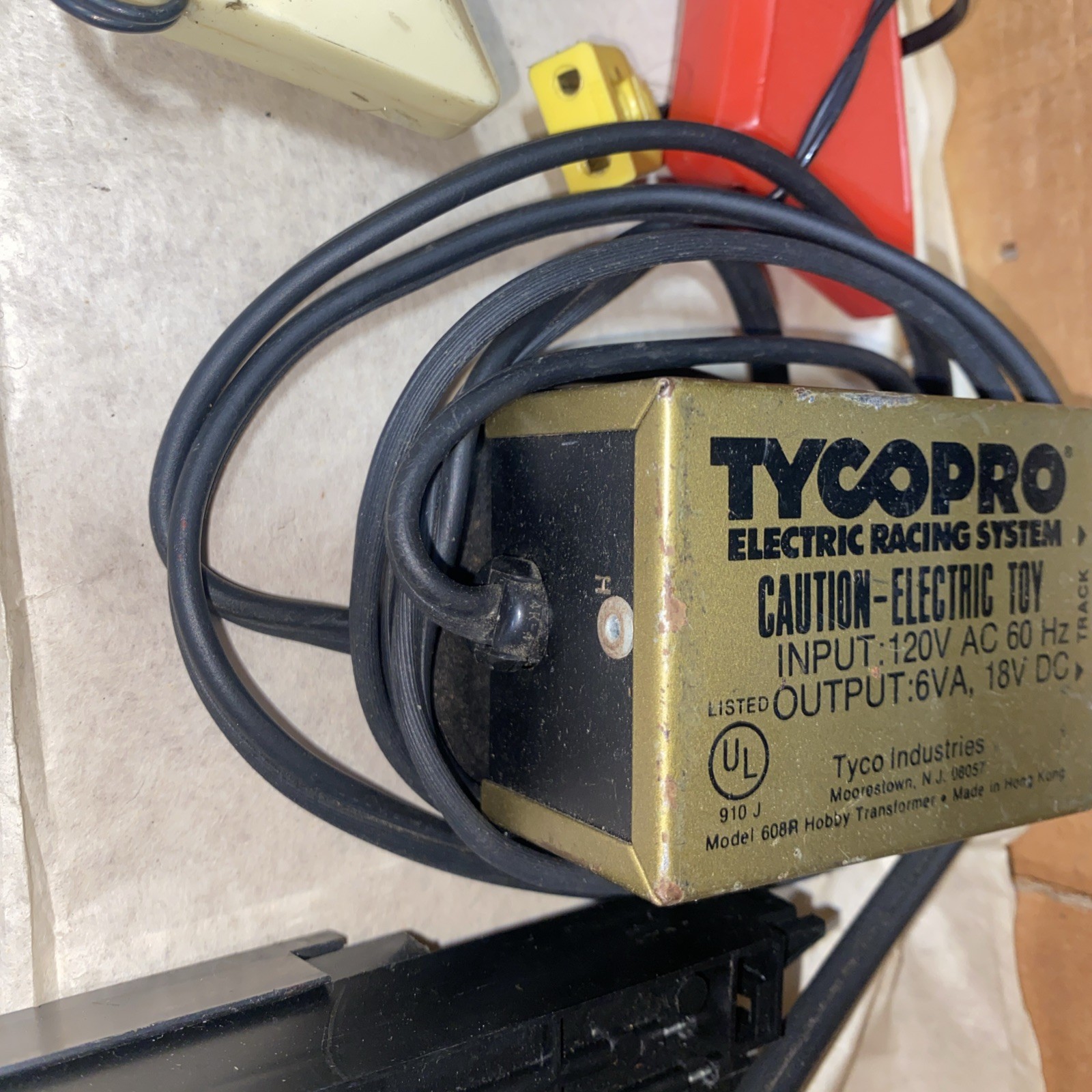 TYCOPRO Electric Racing System 8 Curved 12 Straight Only Three Cars - Untested