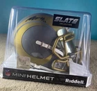 Los Angeles Rams Davante Adams #17 Autographed Signed Slate Mini Helmet COA