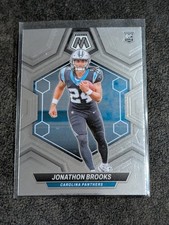 2024 Panini Mosaic Jonathan Brooks 345 Rookie RC Carolina Panthers Football Card. rookie card picture