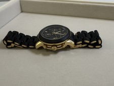 Michael Kors Chronograph Gold tone Stainless Steel And Black MK-5191 for Woman
