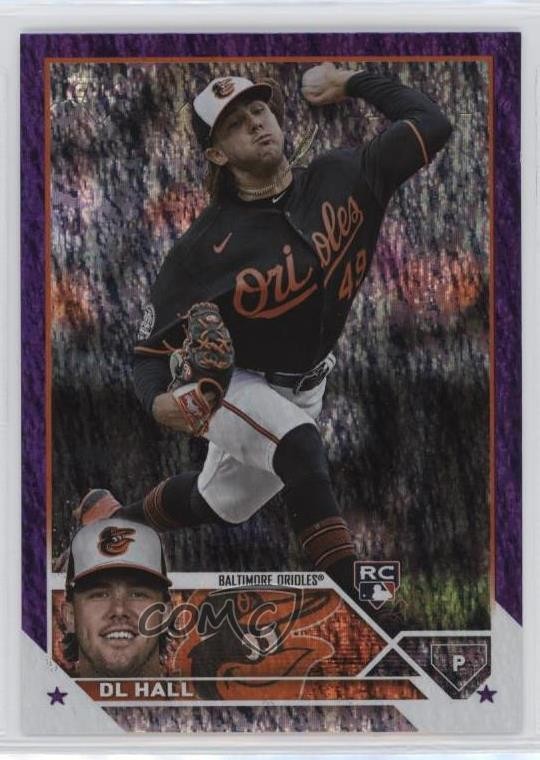 2023 Topps Series 2 Retail Purple Foil /799 DL Hall #547 x5u