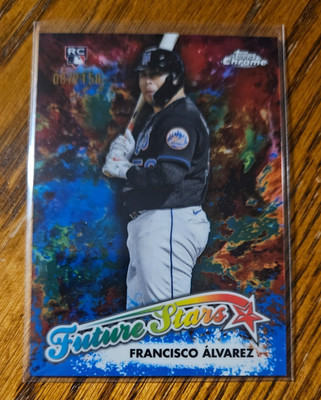 Francisco Alvarez -2023 Topps Chrome Future Stars Blue #/150 FS-2 -New York Mets