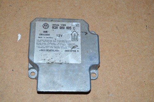 Original VW Airbagsteuergerät Steuergerät 6Q0909605C Index 07 Airbag