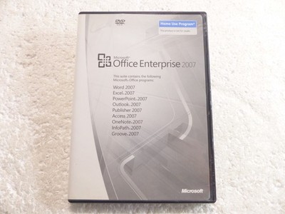 Microsoft Office Enterprise 2007 (DVD 1-Disc) Home Use Program w/ Key Word Excel