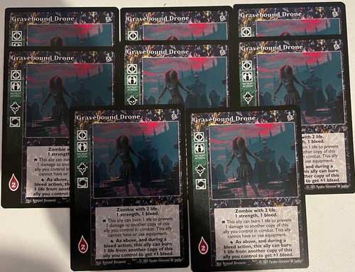 Vtes 8x Gravebound Drone V5 Ally/Oblivion 612