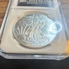 U.S. Mint American Eagle 2022 1 oz .999 Fine Silver Coin Uncertified