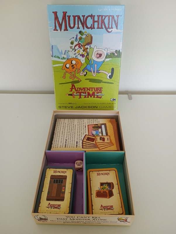 Munchkin: Adventure Time Board Game -  Steve Jackson Games (2014) Complete