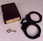 Vtg Peerless Handculffs w/Box & Key — photo 1
