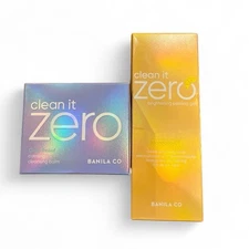 Banila Co clean it zero brightening peeling gel & clean it zero sun blocker